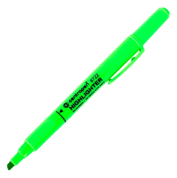 Текстовыделитель Centropen, Fax, зеленый 4 мм 200487 — 1