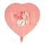 Набор воздушных шаров (композиция) Сердце, 3 с конфетти, 5 овальных (9шт) — 2990144 — 3