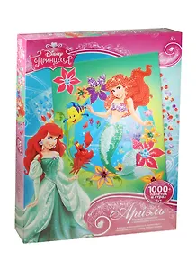 Картина из пайеток с велюр. эл. Ариэль (01451) (1000+ пайеток и страз) (Disney Принцесса) (8+) (коробка)