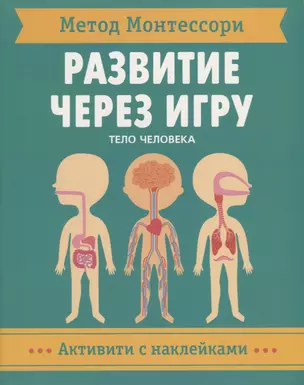 Метод Монтессори. Развитие через игру. Тело человека. Активити с наклейками — 2753182 — 1