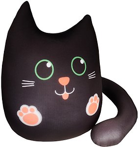 Игрушка-антистресс Котик 5 черный (27х23) (ПТ- 4500402723)