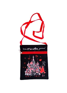 Сумка для документов Это Москва детка ХВБ 16х20 цв.черный (109-2-19D-BL-1-rus)