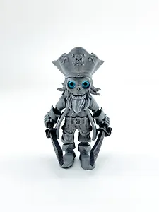 Фигурка 3D Скелет пирата Стид (22007999) (7х12)