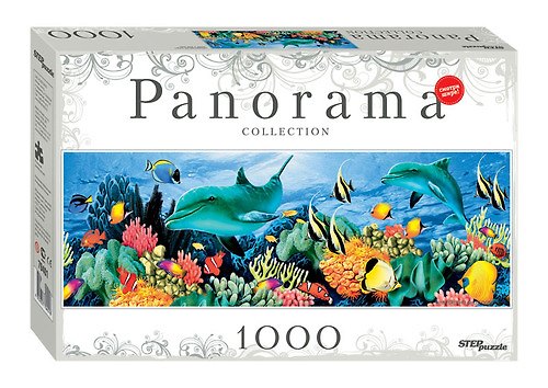 Пазл «Подводный мир панорама» 1000 элементов, Step puzzle 305007 — 1
