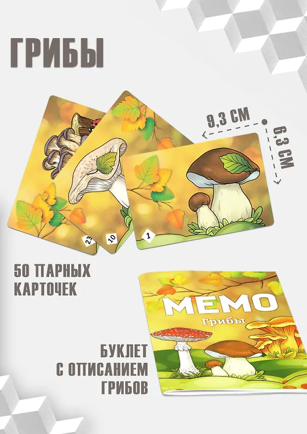 Мемо. Грибы 2981004 — 3