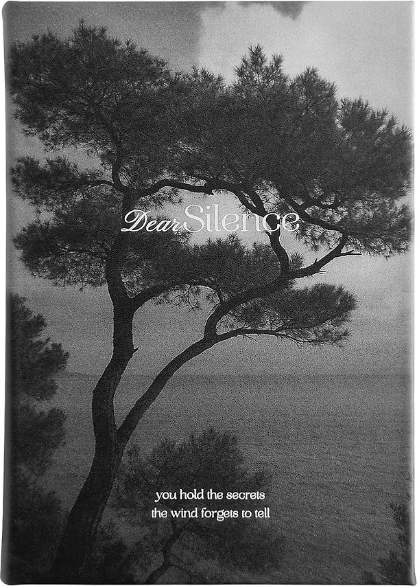 Ежедневник дат. 2027г. А5 176л 140*200 "Silence. Дерево", иск.кожа, тв.переплет, шелкография, 2 ляссе 3172399 — 1