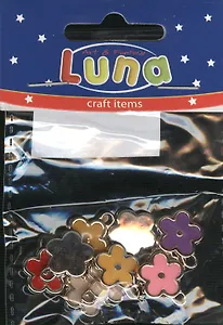 Набор для творчества LUNA Подвески Цветы 10шт
