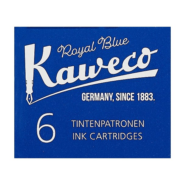 Картриджи, королевский синий, Kaweco, 6 штук 254498 — 1