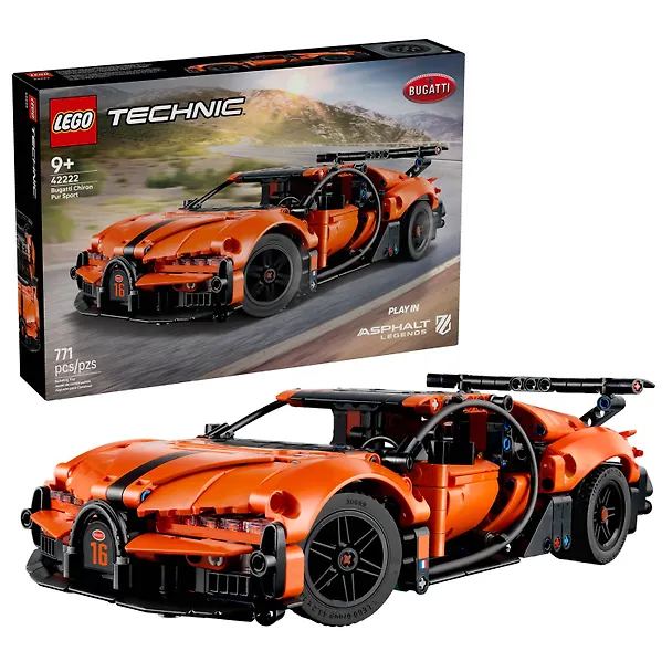 42222 Конструктор LEGO Technic Гиперкар Bugatti Chiron Pur Sport, 771 деталей, возраст 9+ 3165446 — 1