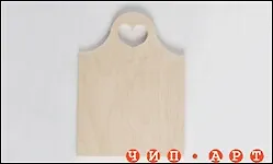 Доска деревянная разделочная "Эдельвейс" (00023)
