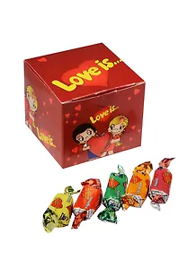 Конфеты жевательные Love is/Лав из… ассорти 100гр красная коробка