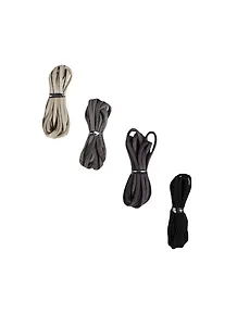 Шнур кожзам. оттенки серого (8470-2) (3мм*1,4см*1м) (1 моток) (упаковка)