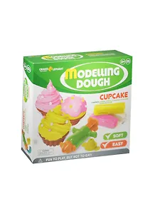 Набор Тесто на раст. основе Кексы (23399) (OE-MD/3C1) (3цв.х28гр.+3 тарталетки+шприц с 3-мя насадками) (3+) (коробка)