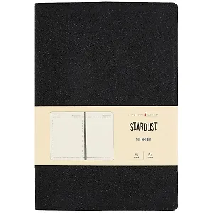Недатированный ежедневник «Stardust», чёрный, 96 листов, А5