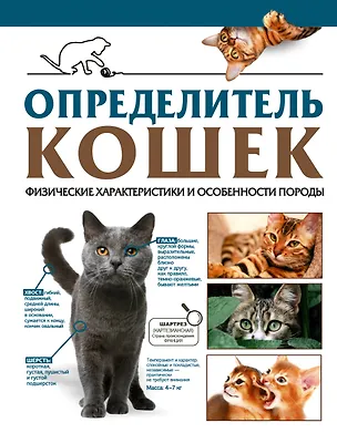 Книга Определитель кошек. Физические характеристики и особенности породы (Дмитрий Смирнов, Анна Спектор)