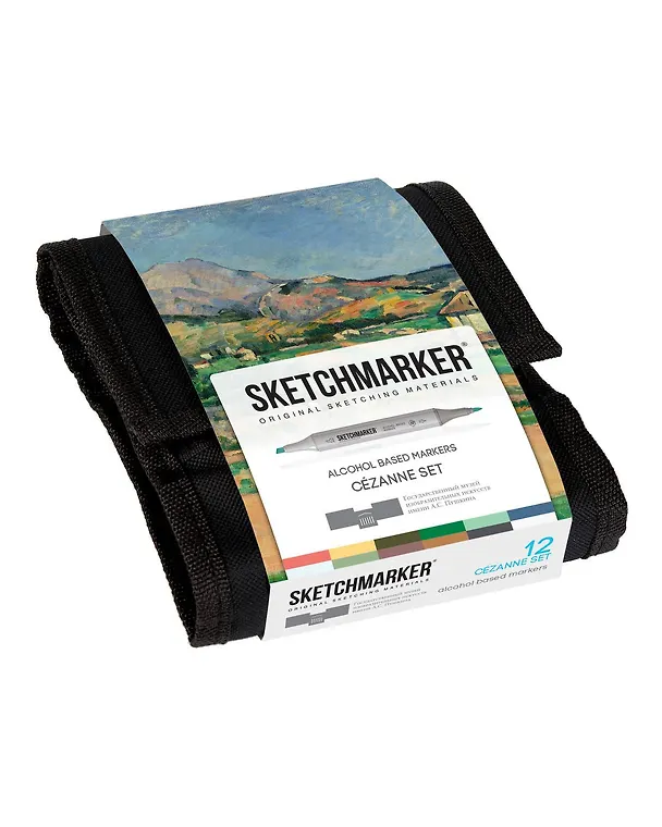 Маркеры 12цв Sketchmarker&Pushkinskiy "Сезан", Sketchmarker 2951970 — 3