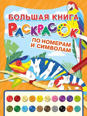 Книга Большая книга раскрасок по номерам и символам ()
