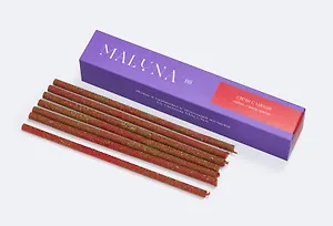 Магические красные свечи с мятой Maluna (7шт) (Любовь,Страсть,Чувства) (2029)