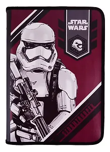 Папка для тетрадей А4 "Star Wars" пластик, молния с трех сторон, 32,5*23*2,5