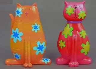 Фигурка декоративная Кошка аппликация 12*9*3,5 см (462863) 2360669 — 1