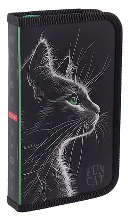 Пенал 1 отделение "Fun cat" 19*11,5 см 3080293