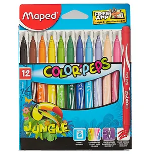 Фломастеры Maped, Jungle, 12 цветов 247984