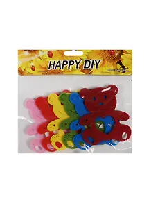 Декоративные элементы из фетра Медведи-R33 (11062604) (6шт) (упаковка)