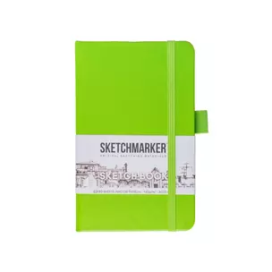 Скетчбук 9*14 80л "Sketchmarker" зеленый луг, 140г/м2, слоновая кость, тв.обл. — 3012402 — 1