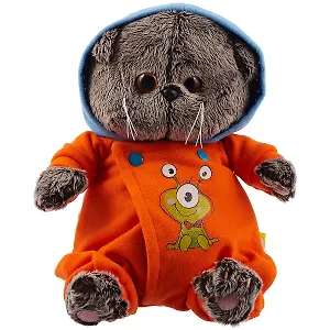 Мягкая игрушка Басик BABY в комбинезоне с монстриком (20 см) (BB-075)