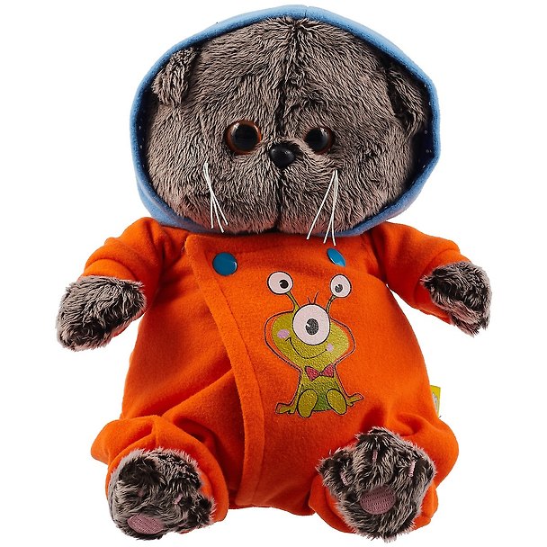 Мягкая игрушка Басик BABY в комбинезоне с монстриком (20 см) (BB-075) 2854982 — 1