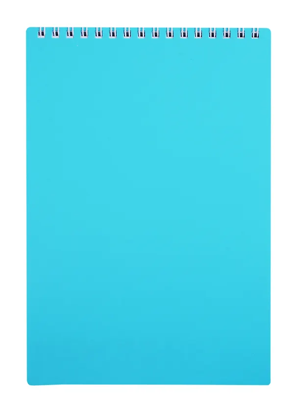 Блокнот А5 80л кл. "NEWtone PASTEL Незабудка" офсет 80г/м2, пласт.обл., гребень 257666 — 1