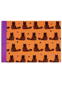 Альбом для рисования Unnika, "Кошачий орнамент (графика)", А4, 20 листов, на евроспирали