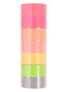 Бумажные клейкие ленты Пастель (661700) (15 мм) (3 м) (7 диз.) (упаковка) (Washi Tapes) (Остров сокровищ)