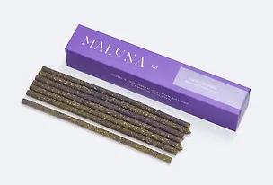 Магические фиолетовые свечи с шалфеем Maluna (7шт) (Умиротворение,Баланс,Интуиция) (2027) 3099137