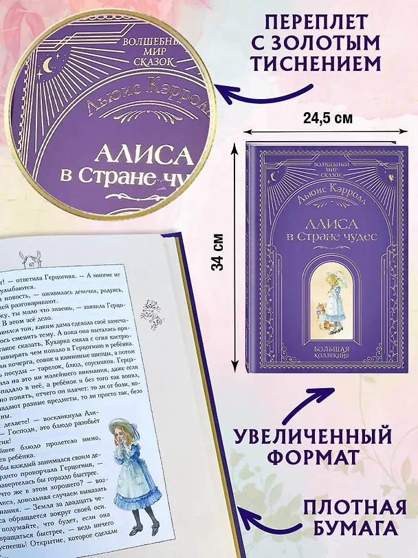 Книга Алиса в Стране чудес (ил. А. Власовой) (Льюис Кэрролл) — 9