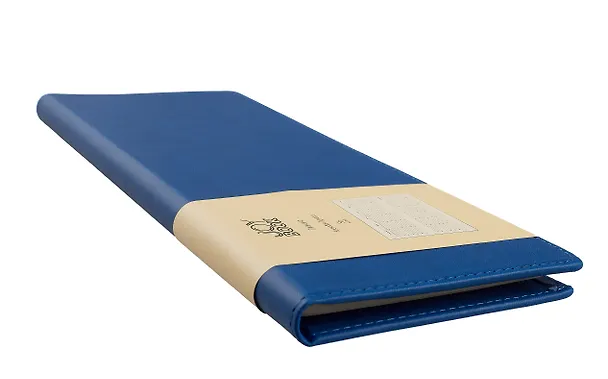 Планинг недат. 56л "Joy Book" синее озеро, настольный, иск.кожа 7Б, скругл.углы, съемный тонир.блок, тисн.фольгой, евроспираль, офсет 2993857 — 3