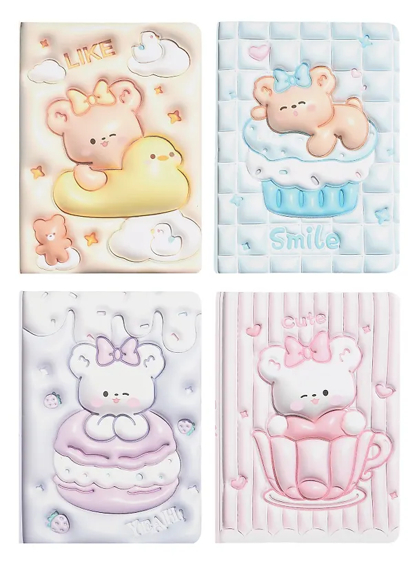 Записная книжка «Sweet Kawaii 3D» А6, 96 листов в линейку, в ассортименте 3025924 — 1