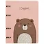 Тетрадь на кольцах в клетку Unnika, "Cute & Funny. Cute bear", 100 листов — 251852 — 1
