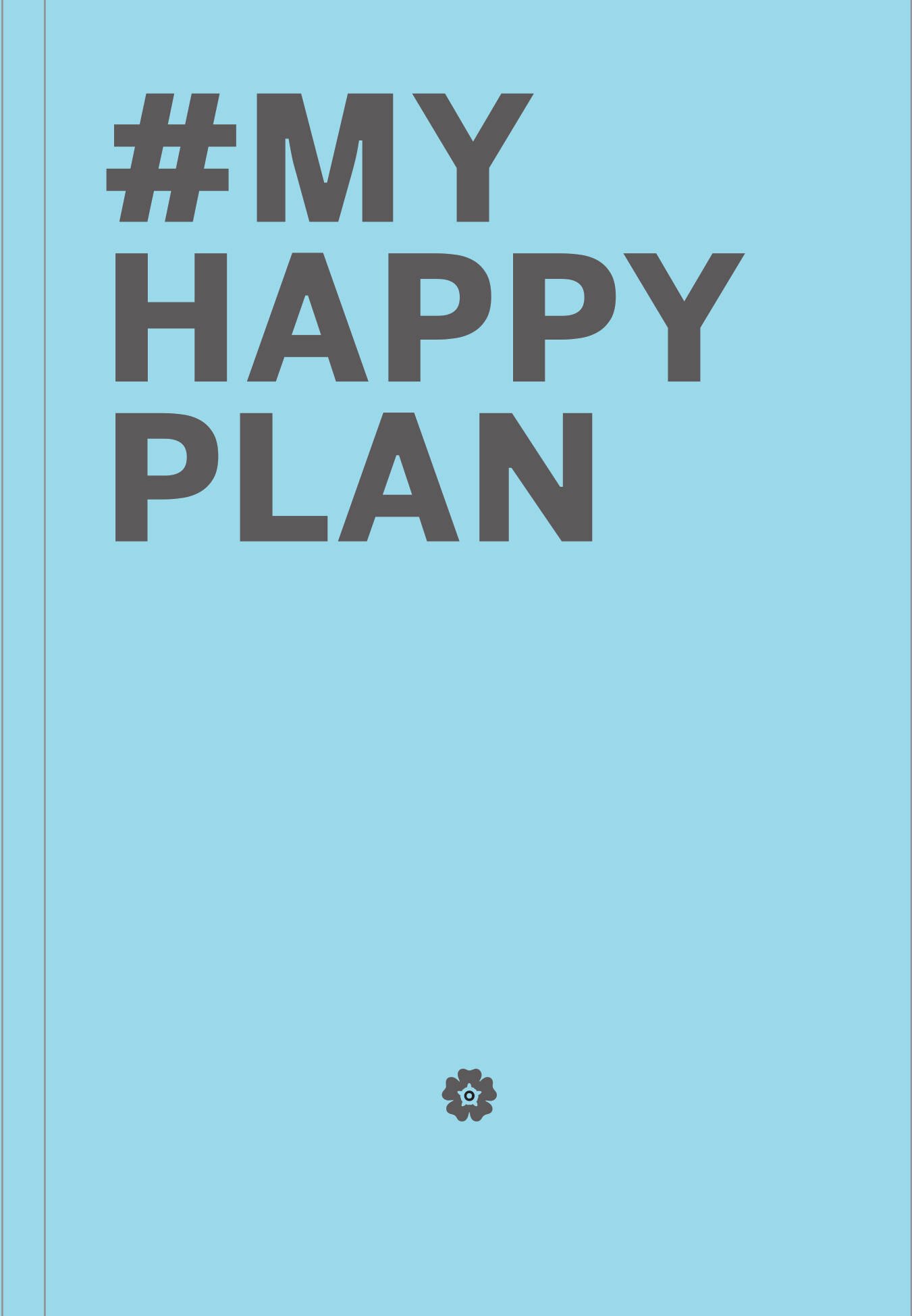 My Happy Plan (Морской) (большой формат 165х240, лента ляссе, серебряная резинка)