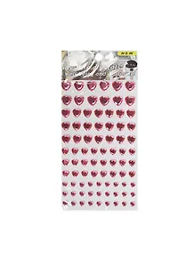 Стразы -кристаллы средняя упаковка (1461-5F/1) (розовые сердца)