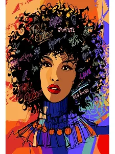 Палитра. Холст с красками по номерам "Стильная девушка", 40 х 50 см