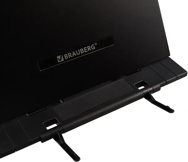 Подставка для книг, черная, пластик/металл - Brauberg 262581 — 5