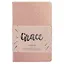 Записная книжка А6- 80л кл. "Grace. Розовый перламутр", иск.кожа,интегр.обл., скругл.углы, ляссе — 3113560 — 3