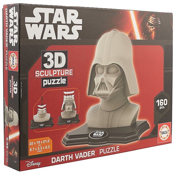 3D пазл «Star Wars Дарт Вэйдер» 160 деталей, Educa 2557831 — 1