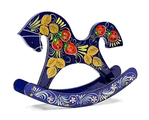 Сувенир, Лошадка-качалка (высота11-11,5см) МС-7966