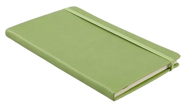 Книга для записей А5 96л тчк. "Joy Book. Чай матча" иск.кожа, тонир.блок, скругл.углы, ляссе, резинка, карман на задн.форзаце 3071583 — 3