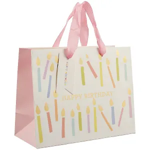 Подарочный пакет «Pastel candles», А5