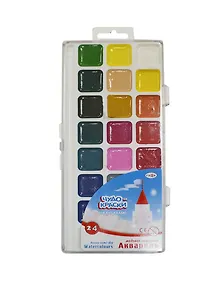 Краски акварельные 24цв "Чудо-краски" п/к., б/к., Гамма