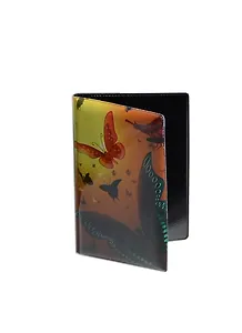 Филькина грамота Обложка для паспорта "Бабочки" (корич.)