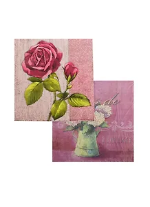 Набор салфеток для декупажа Цветы 7.1 (AY-1619B/AY-1991) (упаковка)